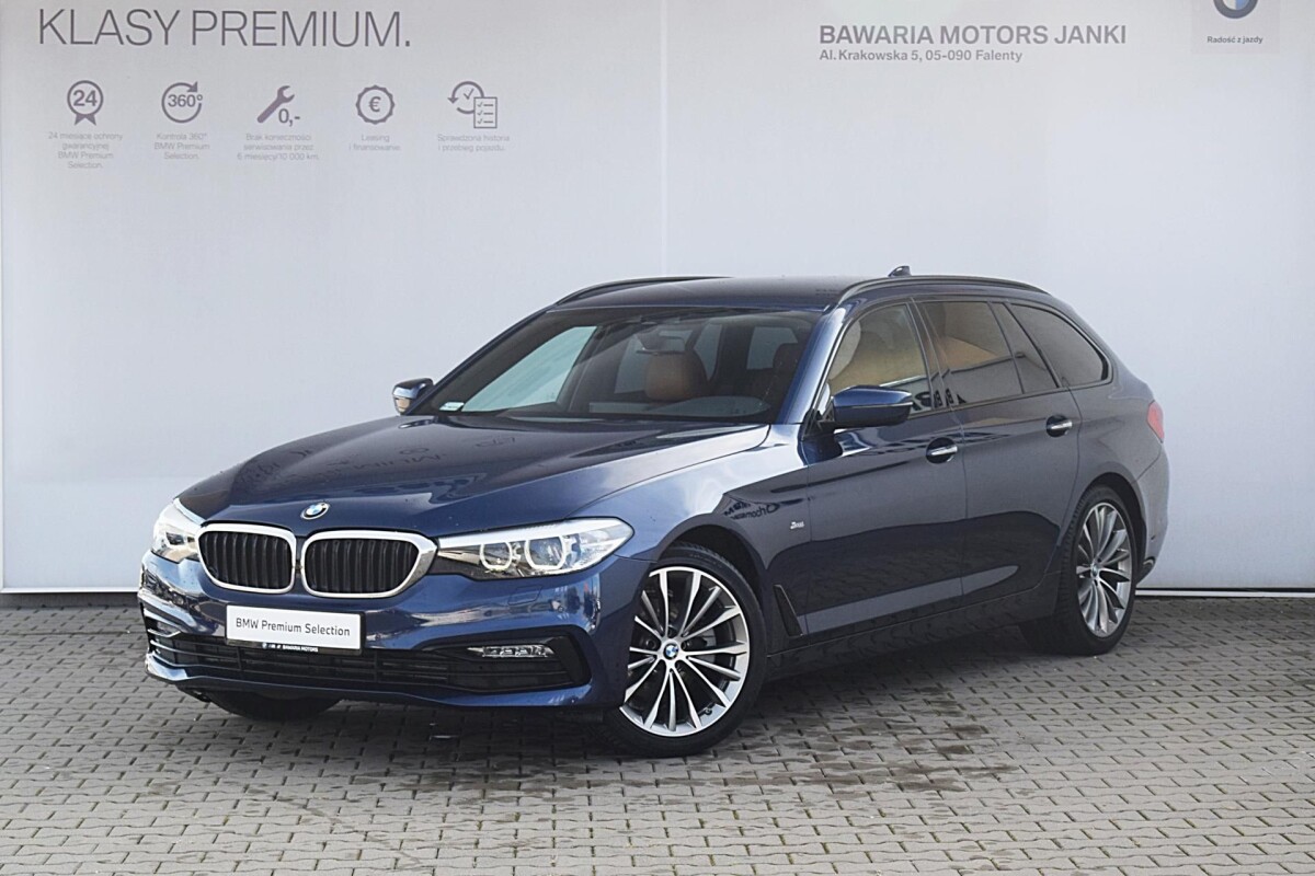 Używany BMW Seria 5 2017 G30 Niebieski