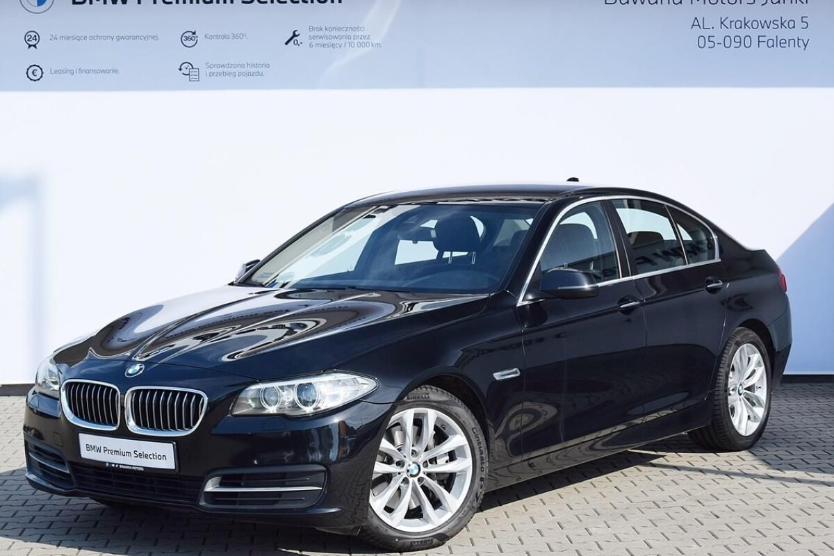 Używany BMW Seria 5 2016 F10 Czarny