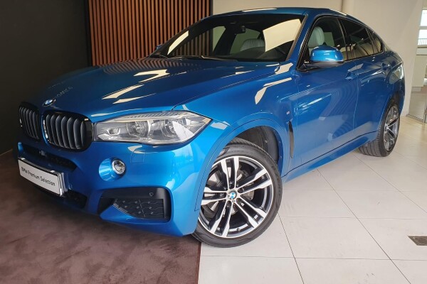 Używane BMW X6 2018 F16 Niebieski