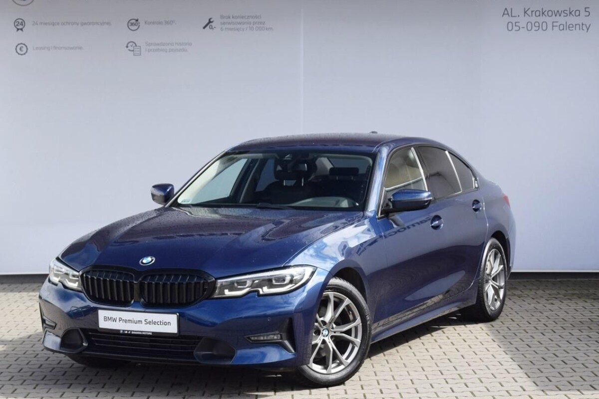 Używany BMW Seria 3 2019 F30 Niebieski